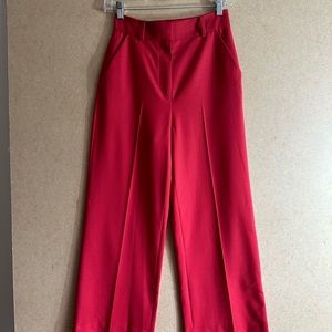 & Other Stories Red Cropped Pants
